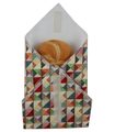 Textilný obrúsok farebné trojuholníky